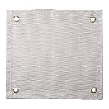 Rectangle Glass Fibre Picnic Mat, Foldable Thickened Moisture-proof Picnic Mat for Outdoor Camping, Blanched Almond, 310x290x3.5mm, Hole: 12mm