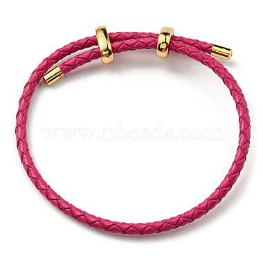 Cerise Leather Bracelets