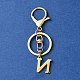 304 Stainless Steel Initial Letter Charm Keychains(KEYC-YW00005-14)-1