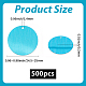 500Pcs PVC Plastic Pendants(KY-GF0001-67B-03)-2
