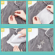 20Pcs 10 Style Rhinestone Star Cloth Iron On/Sew On Patches(DIY-NB0006-05)-5