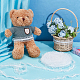 Polyester Elastic Pleated Lace Ribbon(OCOR-WH0036-70B)-4
