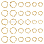 30Pcs 3 Styles 304 Stainless Steel Open Jump Rings for Chainmaille Weaves, Twisted Round, Golden, 12 Gauge, 10~15x2mm, Inner Diameter: 6~11mm, 10pcs/style(STAS-UN0054-61)