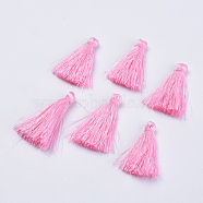 Polyester Tassel Pendant Decorations, Pearl Pink, 30~35mm(FIND-S260-D03)