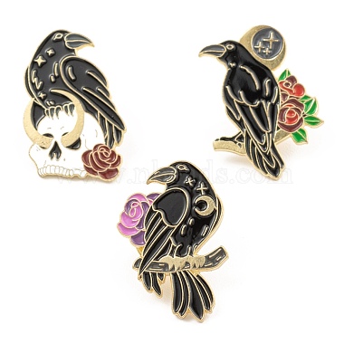 3Pcs 3 Style Creative Zinc Alloy Brooches(JEWB-LS0001-40)-3