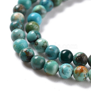 Chapelets de perles en turquoise de HuBei naturelle(G-K312-26D-01)-3