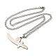 colliers pendentif épée(NJEW-C043-03P)-2