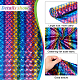 Glitter Polyester Fabric(DIY-WH0304-648B)-4