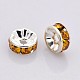 Brass Rhinestone Spacer Beads(RB-A014-Z5mm-17S-NF)-2