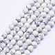 Chapelets de perles en howlite synthétique(G-F425-37-6mm)-1
