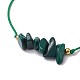 Natural Malachite Braided Bead Bracelets(BJEW-JB11155-04)-3