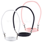 3Pcs 3 Colors Silicone Cup Hanging Straps, Cup Sleeve, Mixed Color, 370mm, 1pc/color(FIND-GF0007-19)