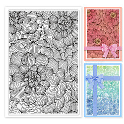 PVC Plastic Stamps, for DIY Scrapbooking, Photo Album Decorative, Cards Making, Stamp Sheets, Flower Pattern, 16x11x0.3cm(DIY-WH0167-56-970)