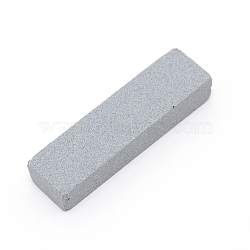 Black Silicon Carbide Whetstone/Sharpening Stone, Rectangle, Gray, 7.2x2x1.3cm(TOOL-WH0129-51)