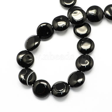 Dyed Natural Black Onyx Beads Strands(G-S110-02)-2