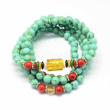 Aquamarine Synthetic Turquoise Bracelets