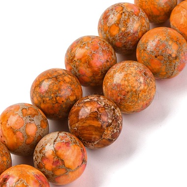 Graduated Natural Imperial Jasper Beads Strands(G-P551-B01-01)-2