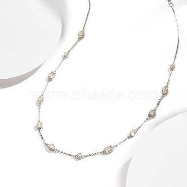 925 Sterling Silver Pendant Necklaces(NJEW-L116-02P)-2