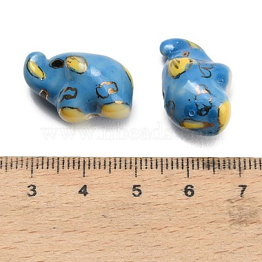 手作りの磁器のビーズ(PORC-L084-03B)-3