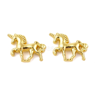 Golden Unicorn Alloy Cabochons