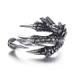Dragon Claw Alloy Adjustable Cuff Rings for Men(FS-WG918E1-01)-5
