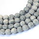 Jaspe polychrome naturel givré/pierre de Picasso/brins de perles de jaspe de Picasso(X-G-E334-4mm-24)-1