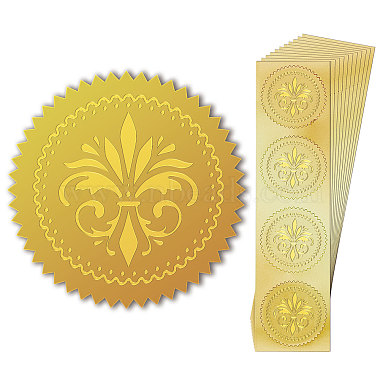 Self Adhesive Gold Foil Embossed Stickers(DIY-WH0211-366)-8