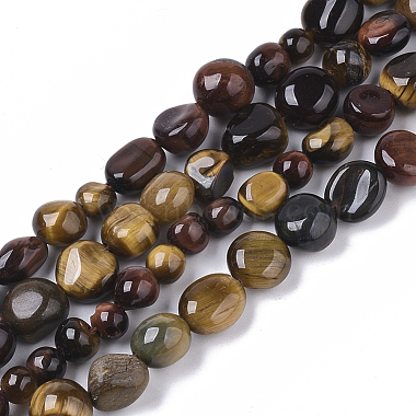 5mm Nuggets Tiger Eye Beads