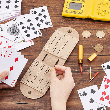 Marcador de juego de cartas de cribbage al aire libre de pu(AJEW-WH0033-05)-3