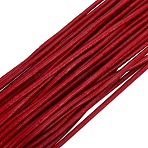 Leather Beading Cord, Cowhide Leather, DIY Necklace Making Material, Red, 3mm(X-WL-A002-1)