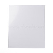 (Defective Closeout Sale: Scratch Mark) Transparent Acrylic for Picture Frame, Rectangle, Clear, 304x253x0.6mm(DIY-XCP0001-82)