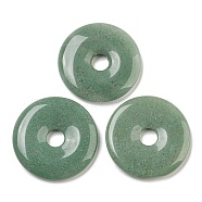 Natural Green Aventurine Pendants, Donut Charms, 39~40.5x5~7mm, Hole: 8~8.5mm(G-G132-02A-05)