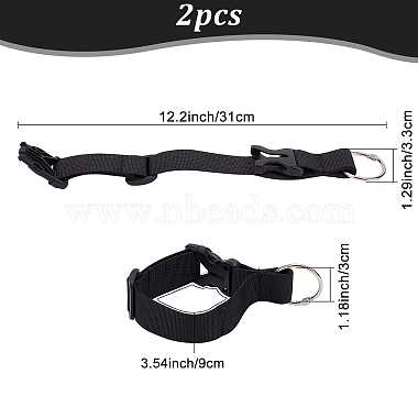 2Pcs Polyester Luggage Straps(FIND-GF0003-30C)-2