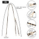 Braided Imitation Leather & Iron Chain Bag Handles(AJEW-WH0367-01)-2