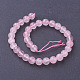 Natural Rose Quartz Beads Strands(G-C076-6mm-3)-2
