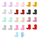 30Pcs 15 Colors Silicone Beads(SIL-CA0001-89)-1
