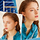 40Pcs Brass Stud Earring Findings(KK-BBC0005-21P)-5