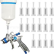 SUPERFINDINGS Disposable Gravity Spray Gun Filters Fine Mesh, for Straining and Catching Dirt Particles in Paint Coating, White, 35x11x11mm, Inner Diameter: 7.5mm, 60pcs/box(FIND-FH0004-89)