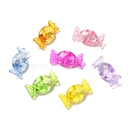 Transparent Acrylic Beads, Candy, Mixed Color, 13x28x10mm, Hole: 3mm, about 360pcs/500g(TACR-P003-04)
