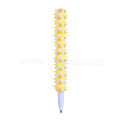 Plastic Diamond Painting Point Drill Pens, Soft and Comfortable Grip, Bumpy Diamond Painting Tools, Yellow, 150x15mm(DIAM-PW0001-004B)