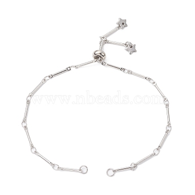 Brass Bar Link Chain Bracelet Making(AJEW-JB01186-01)-2