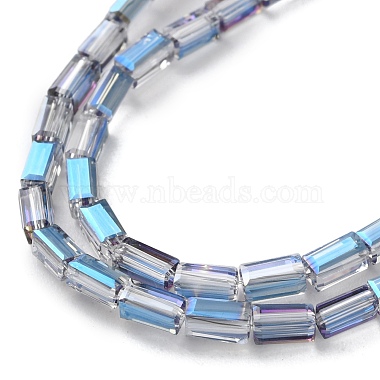 Electroplate Transparent  Glass Beads Strands(EGLA-H106-01A-HR02)-3