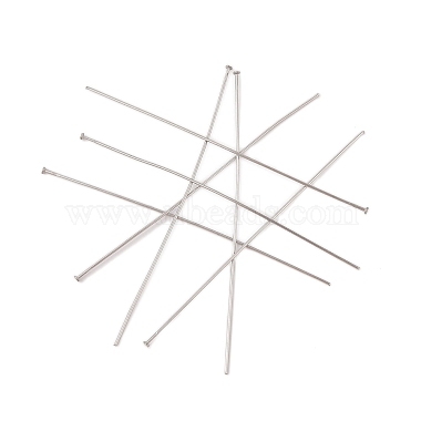 304 Stainless Steel Flat Head Pins(STAS-Z089-03P-08)-2