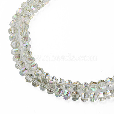 Electroplate Transparent Glass Beads Strands(EGLA-N002-30-C09)-2