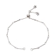 Brass Bar Link Chain Bracelet Making(AJEW-JB01186-01)-2
