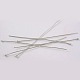 Platinum Plated DIY Jewelry Brass Ball Head Pins for Most Unique Necklace Design(X-RP0.5X30mm)-1