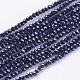 Electroplate Glass Beads Strands(GLAA-F076-FP01)-1