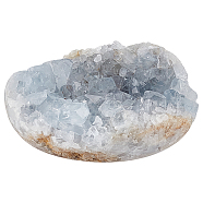 Irregular Natural Celestite/Celestine Home Display Decorations, 67x48x34mm(G-WH0018-035)