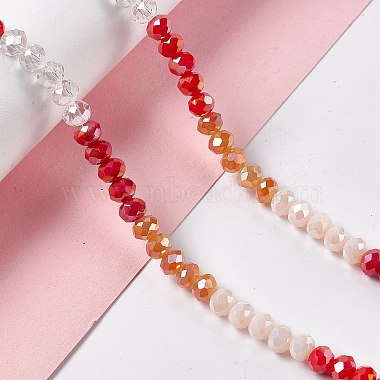 Imitation Jade Opaque Solid Color Glass Beads Strands(GLAA-L044-A01)-2
