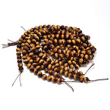 Natural Tiger Eye Beads Strands(G-F173-12-6mm)-2